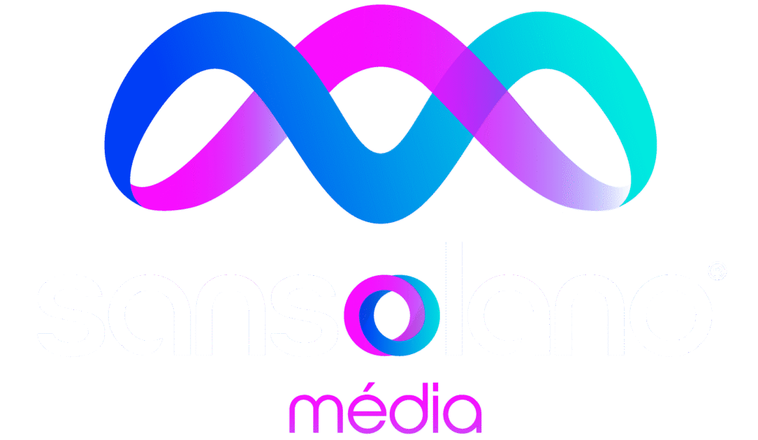 Logo Sansolano Média blanc